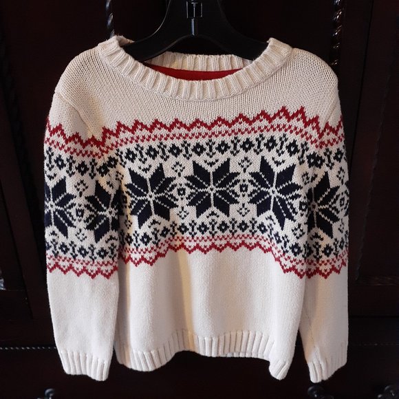 Knitted Cotton Sweater: fits like size 5 - Picture 1 of 4